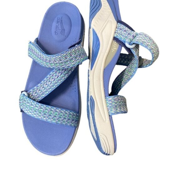 Dansko New Women's Slide Sandal Rosette Blue size 38 - Picture 4 of 12